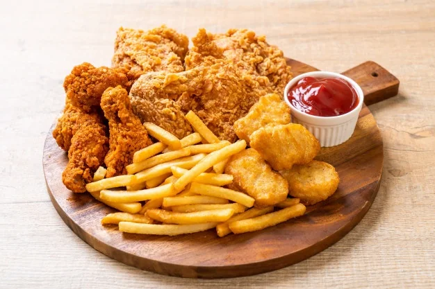  1/2 pollo Broaster 